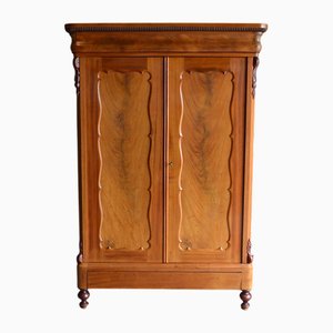 Buffet Biedermeier antico per ragazze in mogano