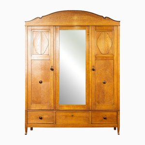 Vintage Wardrobe with Mirror