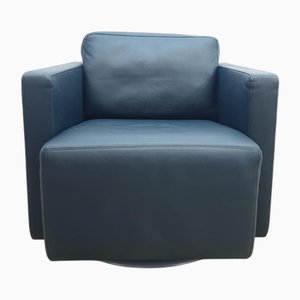 Nelson Swivel Lounge Chair in Leather by Walter Knoll
