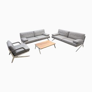 Canapés, Fauteuil et Table DS 60 de de Sede, Set de 4