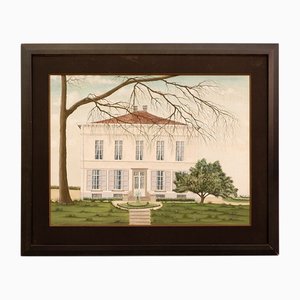 Francine Leuridan, Landscape, 1986, Watercolor