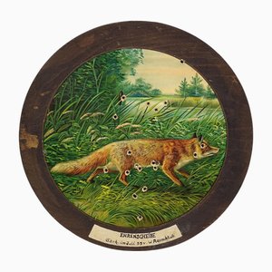 Vintage Honor Zielscheibe mit Fuchs, 1933