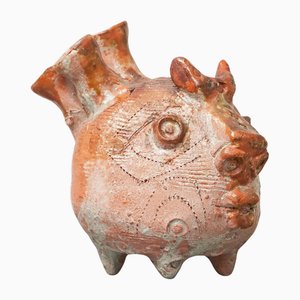 Mid-Century Zoomorphic Studio Pottery Phantasy Animal, 1960s