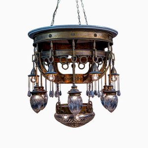 Ceiling Chandelier, Budapest, 1900-1910