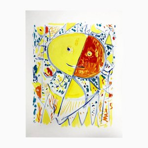 Egill Jacobsen, Maschera, metà XIX secolo, Litografia