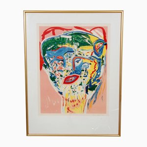 Jørgen Nash, Betty Blue III, 1990s, Lithograph, Framed