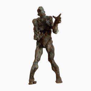 Óscar Aldonza Torres, Earthbound Wanderer, 2020, Lost-Wax Bronze