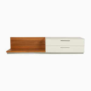 Lilac Sideboard in Cream and Brown Wood from Hülsta