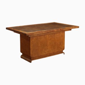 Art Deco Schreibtisch aus Nussholz