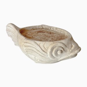 Large Vintage French Plaster Jardinière, 1930s