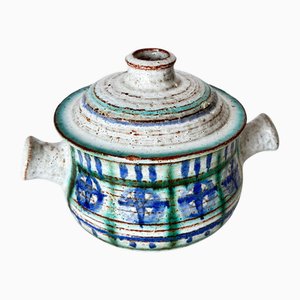 Small French Ceramic Lidded Box, 1960s