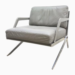 DS 60 Armchair in Grey Leather from de Sede
