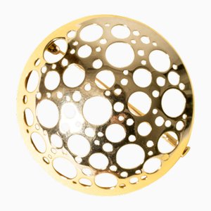 Gold Ladybird Brooch by Liisa Vitali for Nesto, 1969
