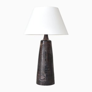 Large Scandinavian Stoneware Lamp from Sejer Keramik, Denmark, 1960s