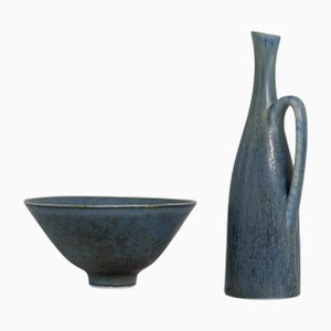 Schwedische Keramikgefäße von Carl Harry Stålhane für Rörstrand, 1950, 2er Set