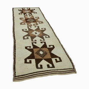 Beige Böhmischer Läufer Ru