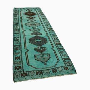 Turquoise Bohemian Runner Rug