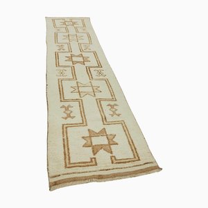Beige Bohemian Runner Rug