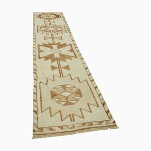 Beige Bohemian Runner Rug
