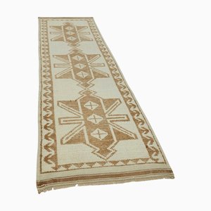 Beige Böhmischer Läufer Ru