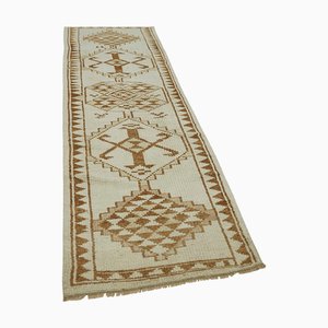 Beige Bohemian Runner Rug