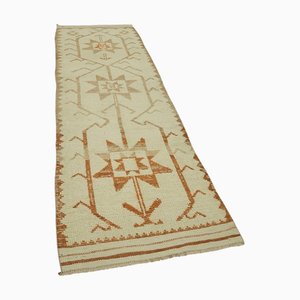 Beige Böhmischer Läufer Ru