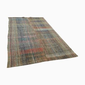 Tapis Kilim Vintage Tissé Plat, Turquie