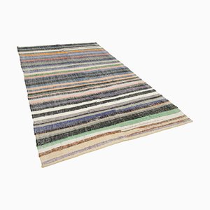 Tapis Kilim Vintage Tissé Plat, Turquie