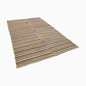 Tapis Kilim Vintage Tissé Plat, Turquie