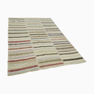 Tapis Kilim Vintage Tissé Plat, Turquie