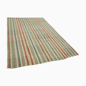 Tapis Kilim Vintage Tissé Plat, Turquie