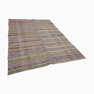 Tapis Kilim Vintage Tissé Plat, Turquie