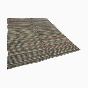 Tapis Kilim Vintage Tissé Plat, Turquie