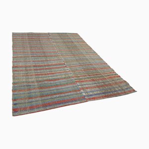 Tapis Kilim Vintage Tissé Plat, Turquie