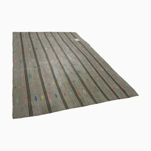 Tapis Kilim Vintage Tissé Plat, Turquie