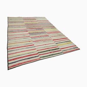 Tapis Kilim Vintage Tissé Plat, Turquie