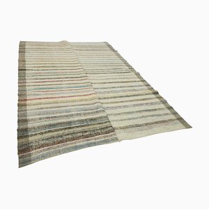 Tapis Kilim Vintage Tissé Plat, Turquie