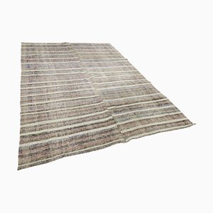 Tapis Kilim Vintage Tissé Plat, Turquie