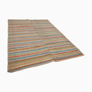 Tapis Kilim Vintage Tissé Plat, Turquie