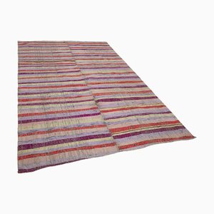 Tapis Kilim Vintage Tissé Plat, Turquie