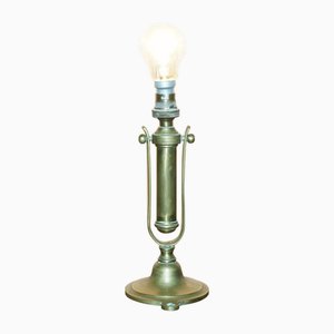 Brass Train Carriage Gimbal Wall or Table Lamp, 1925