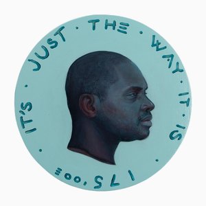 Natasha Lelenco, Currency #264, 2020s, Acrylic on Wood