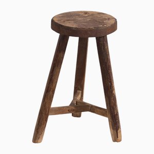 Antique Primitive Stool, 1900