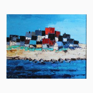 Herbets Ernests Silinsh, Kaltene, 1986, Öl auf Leinwand