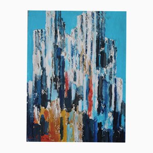 Herberts Ernests Silins, Gothic, 1993, Öl auf Karton