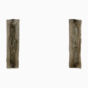 Large Wall Sconces by Toni Zuccheri for Venini, 1960, Set of 2