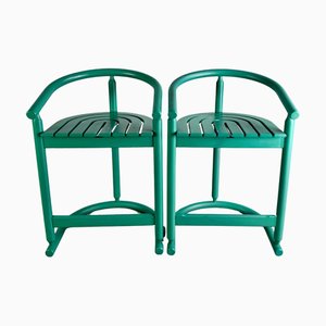 Tabourets par Josef Hoffmann Bar Stools Chair, Set de 2