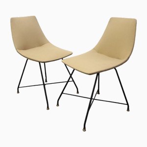 Aster Chairs by Augusto Bozzi for Saporiti Italia, 1950s, Set of 2