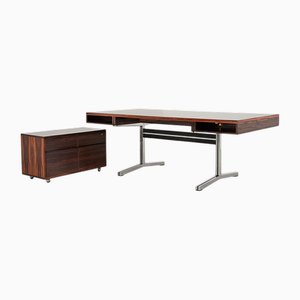Chefschreibtisch & Kommode von Theo Tempelman für AP Originals, Niederlande, 1960er, 2er Set