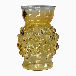 Art Cup tallo de col / krautstrunk de vidrio tradicional de Lttig Glassworks, Alemania, años 50